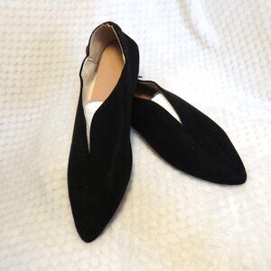 NWOT Black Suede Costume Shoes